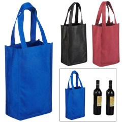 Non-woven Two-Botter Wine Tote Bag