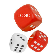 2 3/16" Dice Shaped Stress Ball