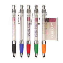 Stylus Banner Pen W/ Stylish Pocket Clip