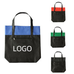 Non-woven Tote Bag W/ Front Zippered Pocket