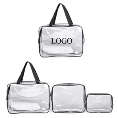 PVC Cosmetic Bag W/ Zipper