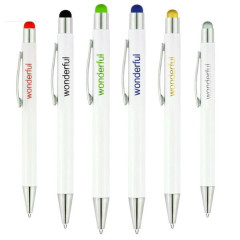 Metal Bllpoint Pens W/ Stylus