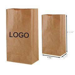 Kraft Paper Popcorn Bag
