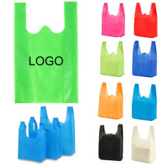 Non-Woven Vest-style Tote Bag(13 3/4" W x 23 5/8" H x 6 5/16" G)