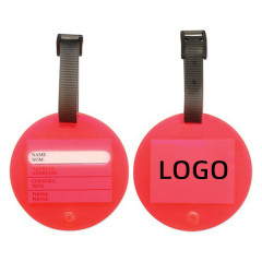 Round Luggage Tag