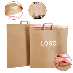 Easy Tear Open Paper Bag W/ Flat Handles