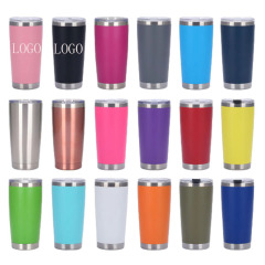 20oz Vacuum Insulated Stainless Steel Coffee Mug with Lid