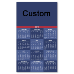 4" x 7" Custom Refrigerator Calendars Magnets
