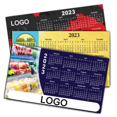 3.5" x 4" Custom Refrigerator Calendars Magnets