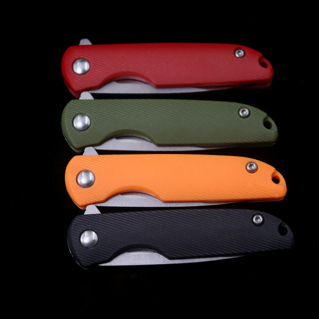 OK MINI-01 ABS Handle D2 Blade Outdoor Camping Hunting Pocket Folding Knife