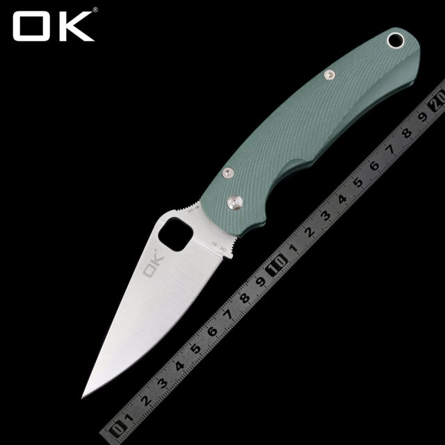 OK-81 Back Lock G10 Handle VG-10 Blade Outdoor Camping Hunting Pocket Folding Knife