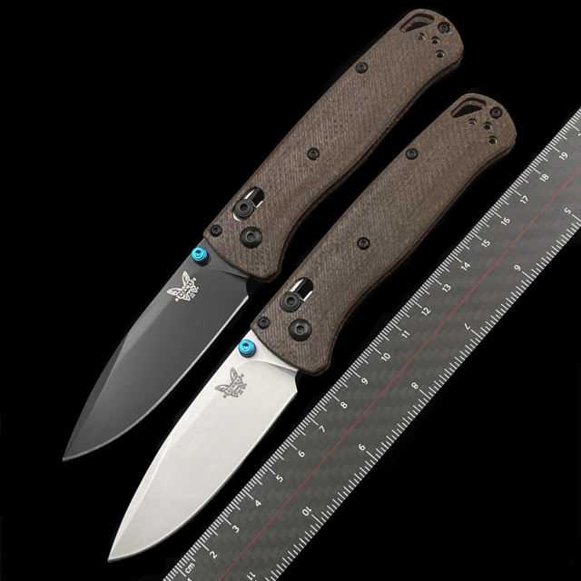 BENCHMADE BM 535 Micarta Handle AXIS Folding Knife