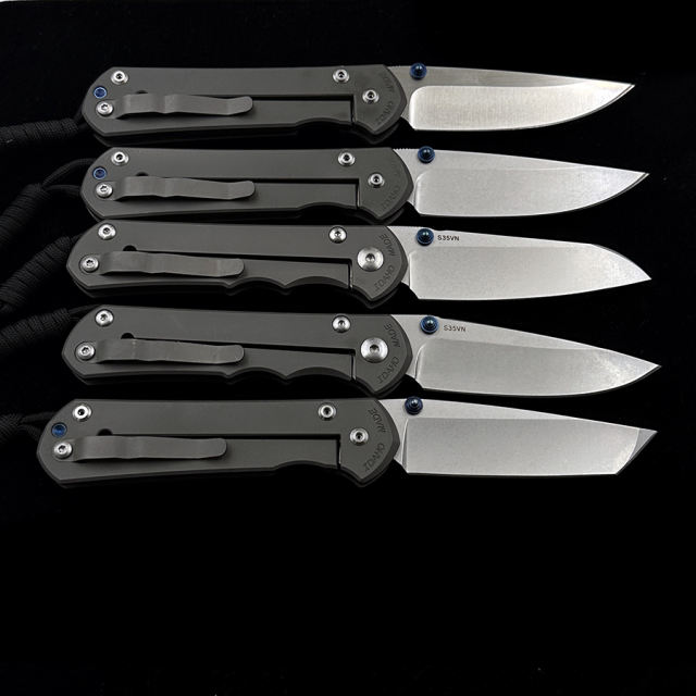Chris Reeve 21TH/25TH Anniversary Titanium Handle Folding Knife