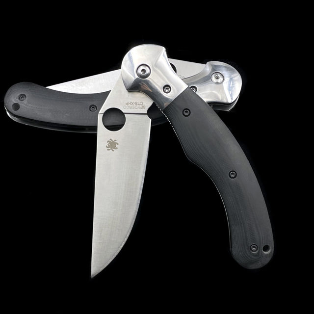 C173 G10 handle CTS folding knife