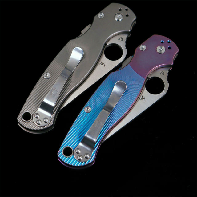 C81 Paramiliary 2 Titanium alloy M4 blade Folding Knife