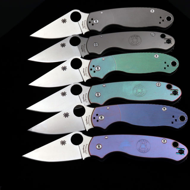 C223 Para 3 titanium alloy bearing folding knife