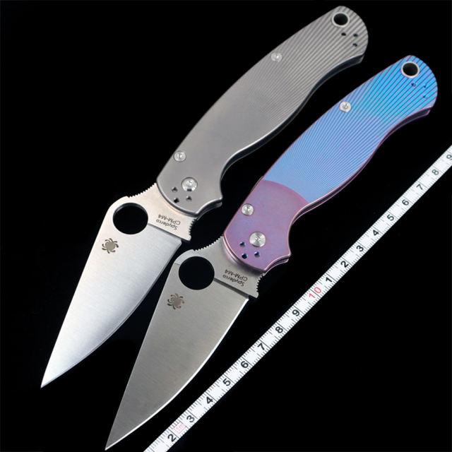 C81 Paramiliary 2 Titanium alloy M4 blade Folding Knife