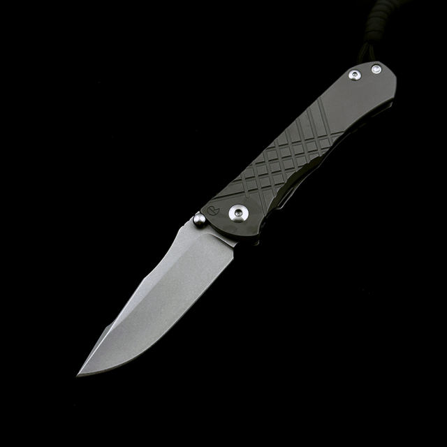 Chris Reeve Umnumzaan Titanium Handle Double Row Ceramic Bearing S35vn EDC Tool Folding Knife