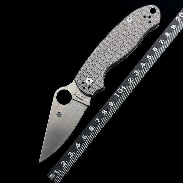 SPYDERCO C223 Para 3 Titanium bearing folding knife