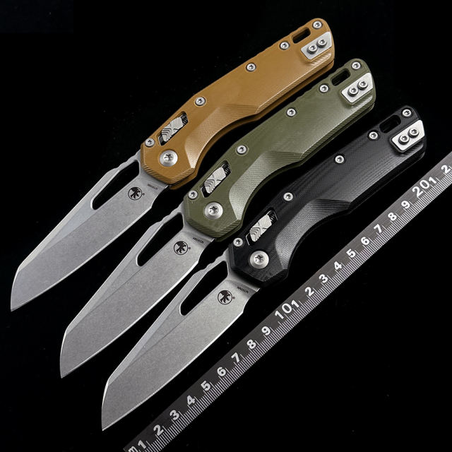 MICRO  TECH MSI RAM-LOK Manual G10 Handle M390MK Blade Tactical Folding Knife