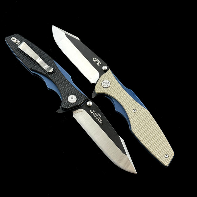 Zero Tolerance 0393 Hinderer Flipper Knife 3.5" CPM-20CV Blade