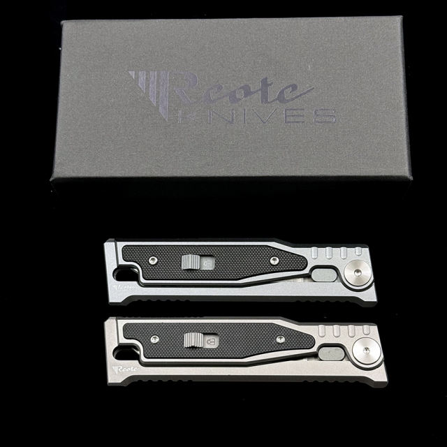 REATE Gravity Knife D2 Aluminium + G10 Handle Tactical Fishing Pocket Camping Hunt Outdoor EDC Utility Folding Tool