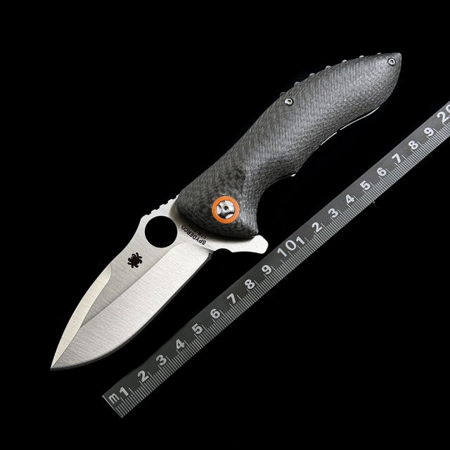 C187 Carbon fibre bearing folding knife outdoor camping hunting pocket EDC tool knife