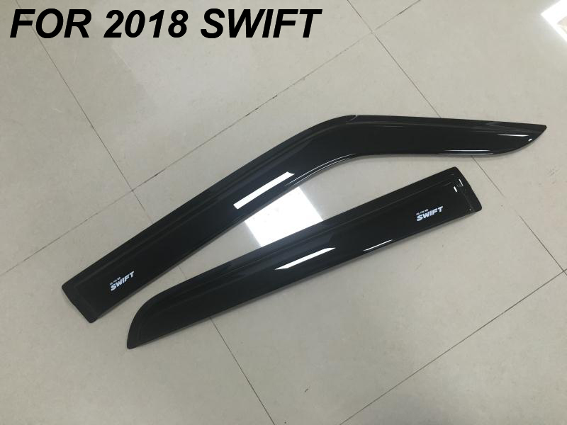 Thailand Quality OEM Design Rain Guard Wind Deflector Car Window Sun Visor Auto Accessories for swift 2018+