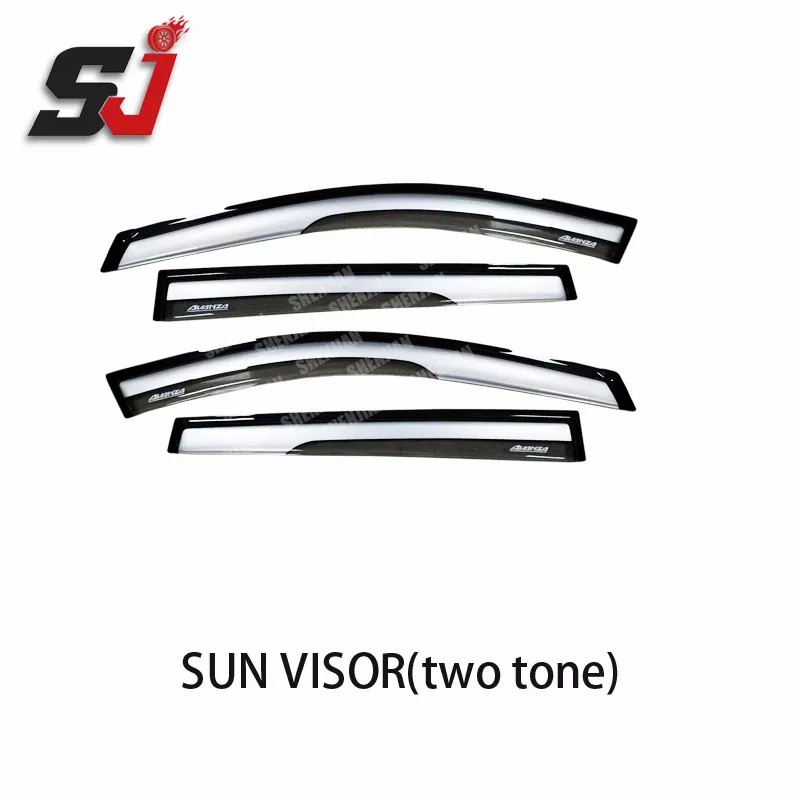Hot selling Auto Exterior Accessories Black Injection Weather Shield Wind Deflector Car Window Visor for Avanza