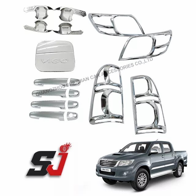 Factory Direct Sale Auto Spare Chrome Parts Accessories suitable hilux vigo champ body kits