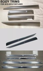Factory Direct Car Decorative Accessories Auto Parts License Plate Frame Body Trim for Toyota Fortuner 2012-2016