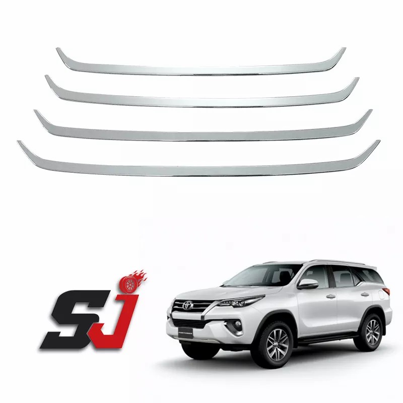 Factory Direct Hot Selling Car Exterior Accessories Abs Front Grill Trims for Fortuner 2016-2019