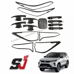New Design Custom Car Exterior Accessories Full Chrome Kits Combo Sets Body Kits for Fortuner