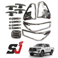 Custom Chrome Accessories Body Kit for Toyota Hilux 2021