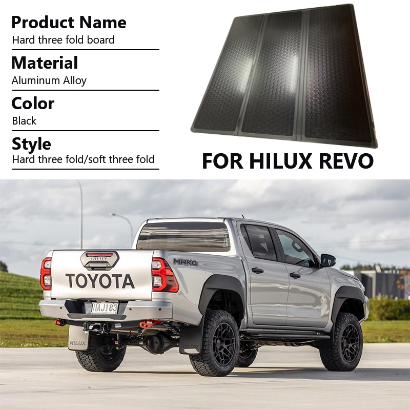 Factory High Quality Hard Tri-fold Tonneau Cover for Toyota Hilux