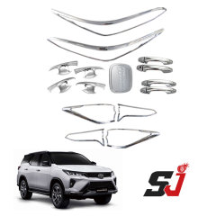 Custom Chrome Body Kit for Toyota Fortuner 2021