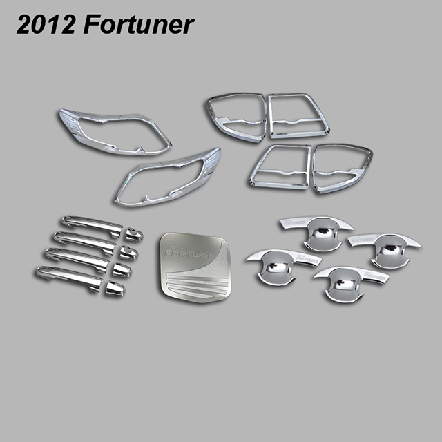 Custom Car Body Chrome Kit for Toyota Fortuner 2012-2019