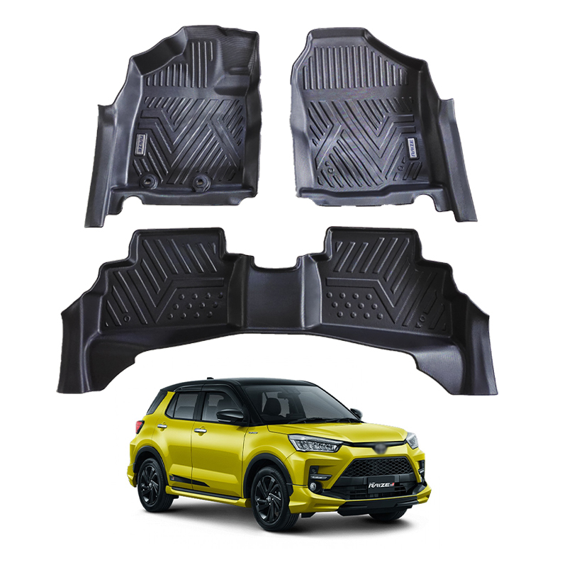 Factory Direct 5D Car Floor Mats Carpet for Toyota Raize 2021