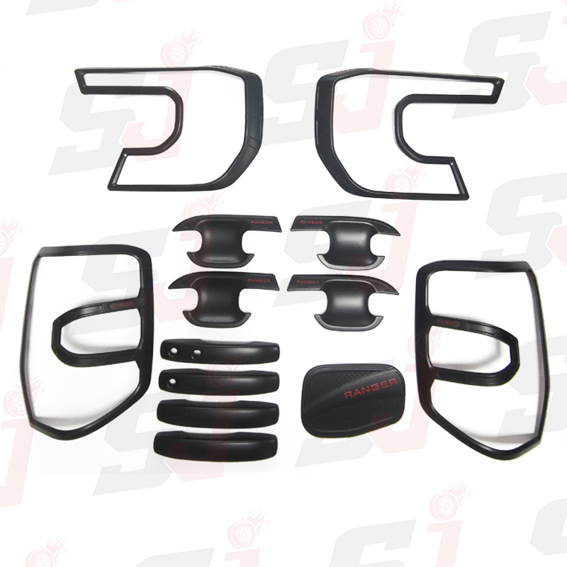 Car Body Kit Garnish Combo Set for Ford Ranger 2023 Accessories