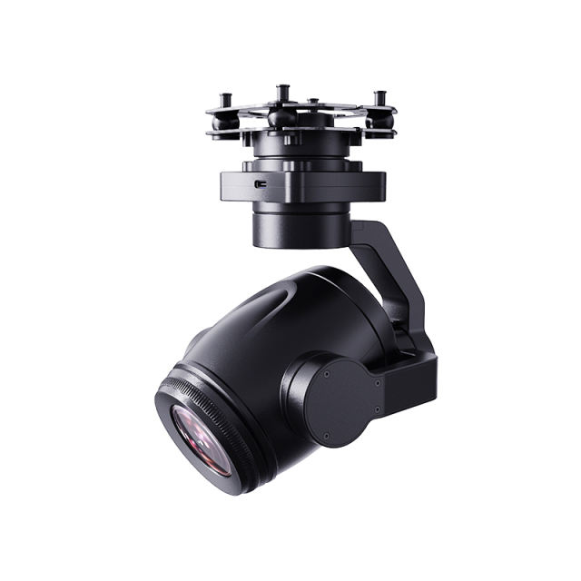 SIYI ZR30 4K 8MP Ultra HD 180X Hybrid 30X Optical Gimbal Camera 1/2.7" Sony Sensor HDR Starlight Night Vision 3-Axis Stabilizer UAV UGV USV Pod Payload for Drone Surveillance Inspection