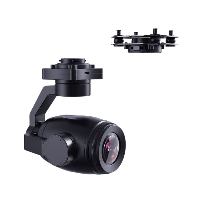 SIYI ZR30 4K 8MP Ultra HD 180X Hybrid 30X Optical Gimbal Camera 1/2.7" Sony Sensor HDR Starlight Night Vision 3-Axis Stabilizer UAV UGV USV Pod Payload for Drone Surveillance Inspection