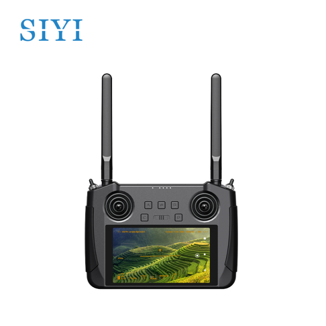 SIYI MK15 Mini HD Handheld Agriculture Smart Controller with 5.5 Inch LCD Touchscreen 1080p 60fps FPV 180ms Latency 3.5KM CE FCC KC