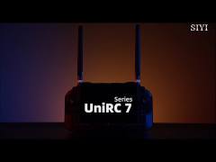 SIYI UniRC 7 / 7 Pro Dual Frequency 2.4 & 5 GHz Handheld Ground Station 40 KM Range Smart Controller with 7-Inch 1080P High Brightness Touchscreen 4K Digital Image Transmission 4G RAM 64G ROM Android 13 OS AES Encryption for UAV UGV USV Robotics