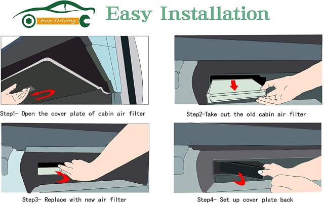 2 Pack FD157 Cabin Air Filter for AVALON/CAMRY/COROLLA/PRIUS/PRIUS PRIME/RAV4,ES350/RX350/RX350L/RX450H/RX450HL,CX-9,Replace 87139-0E040/TK48-61-J6X