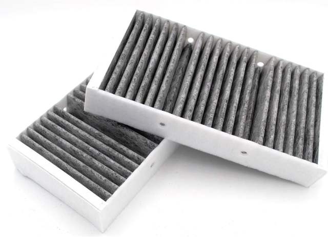 FUN-DRIVING Macrofiber FD318 Cabin Air Filter for ML350 /GLE350 /GL450 /GLS450 /GL550/GL350/ML400 /GLS550/ML550 /GL63 AMG/ML63 AMG /GLE300d/GLS63 AMG/GLE400/GLE63 AMG/ML250,Replacement for 1668300318