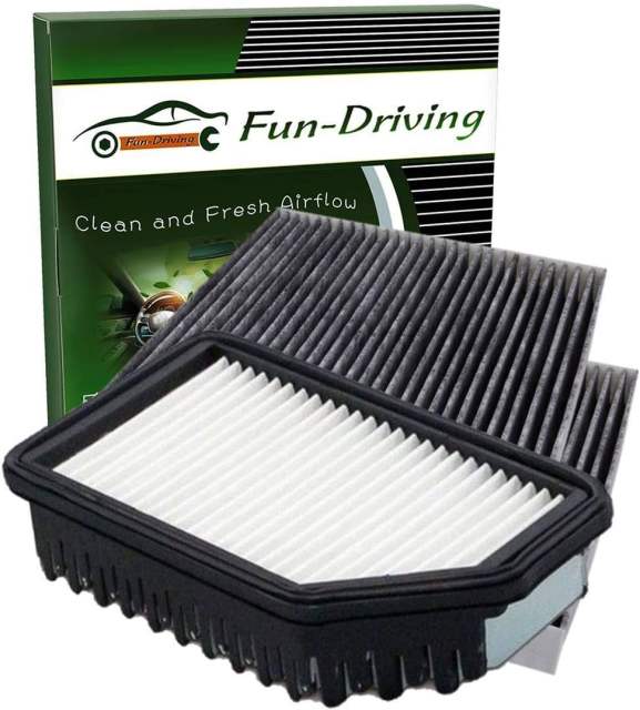 2 Pack Cabin Air Filter for HYUNDAI,KIA,Replace CF10709, 1 Pack Engine Air Filter for Soul (2012-2018),Accent (2012-2017),Veloster (2012-2017),Rio (2012-2017),Replacement for GP206,CA11206,28113-B2000