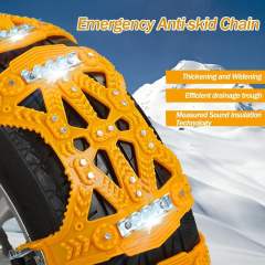 Snow Chains for Car, Emergency Anti Slip Tire Chains for SUV/Trucks/ATV Universal Winter Security Chains for Snow and Ice(Tire Width 6.5-10.8")