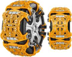 Snow Chains for Car, Emergency Anti Slip Tire Chains for SUV/Trucks/ATV Universal Winter Security Chains for Snow and Ice(Tire Width 6.5-10.8")