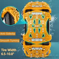 Snow Chains for Car, Emergency Anti Slip Tire Chains for SUV/Trucks/ATV Universal Winter Security Chains for Snow and Ice(Tire Width 6.5-10.8")