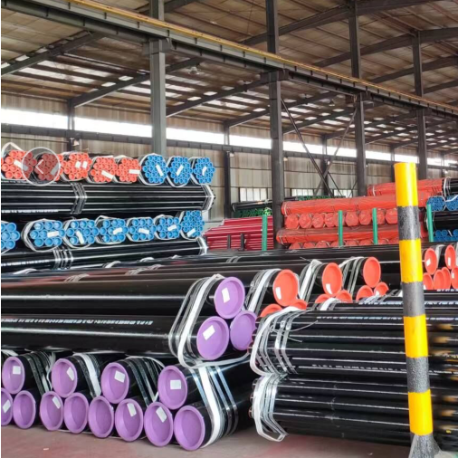Production process of BS 1387 black mild seamless steel pipes